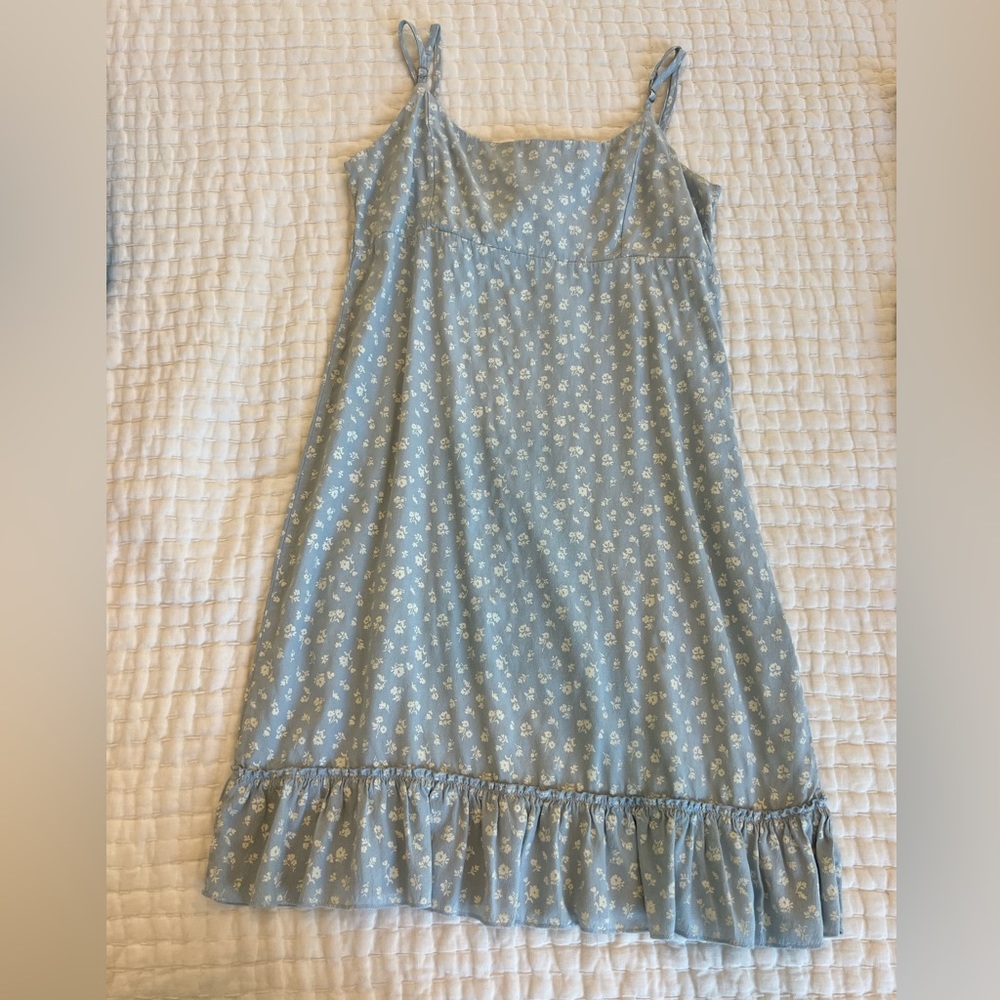 Brandy Melville Blue Floral Dress